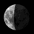 Waxing Crescent, Moon at 7 days in cycle
